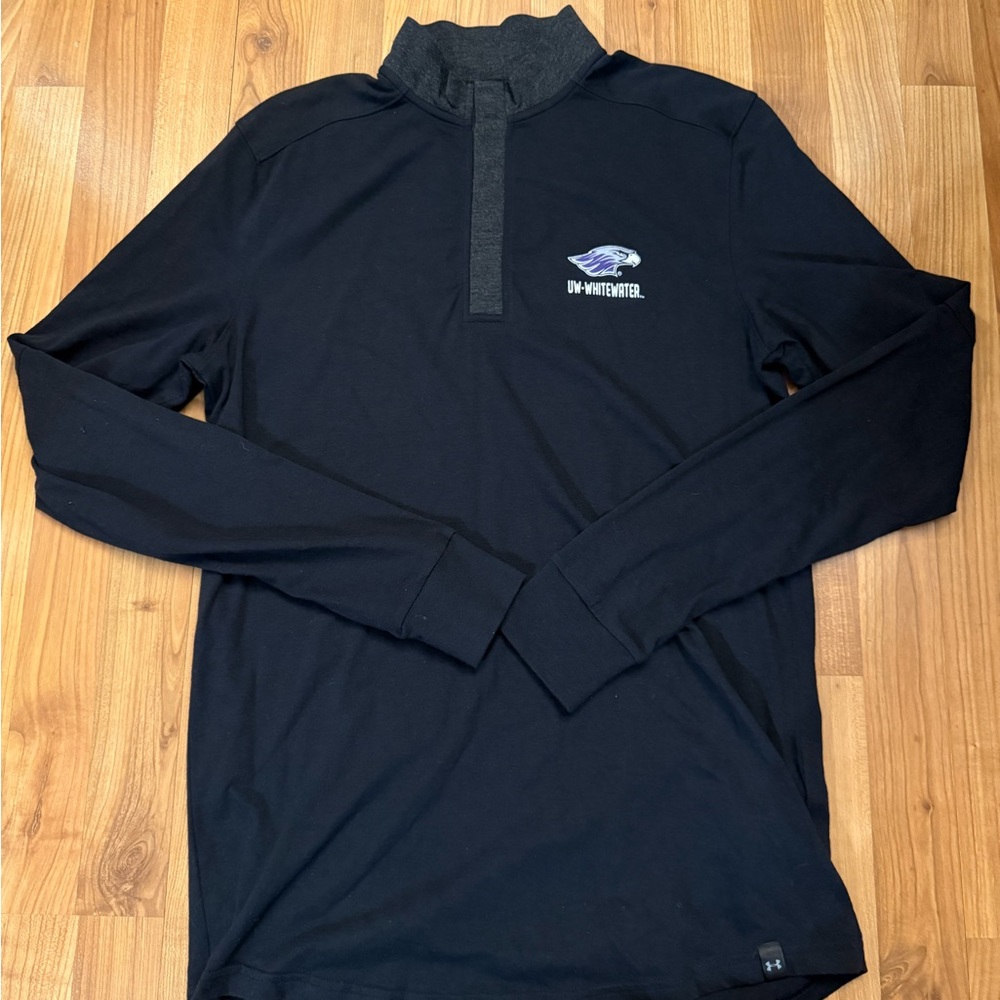 Under Armour Black Quarter-Zip Long Sleeve Shirt
